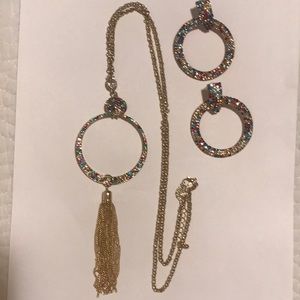Necklace and earrings